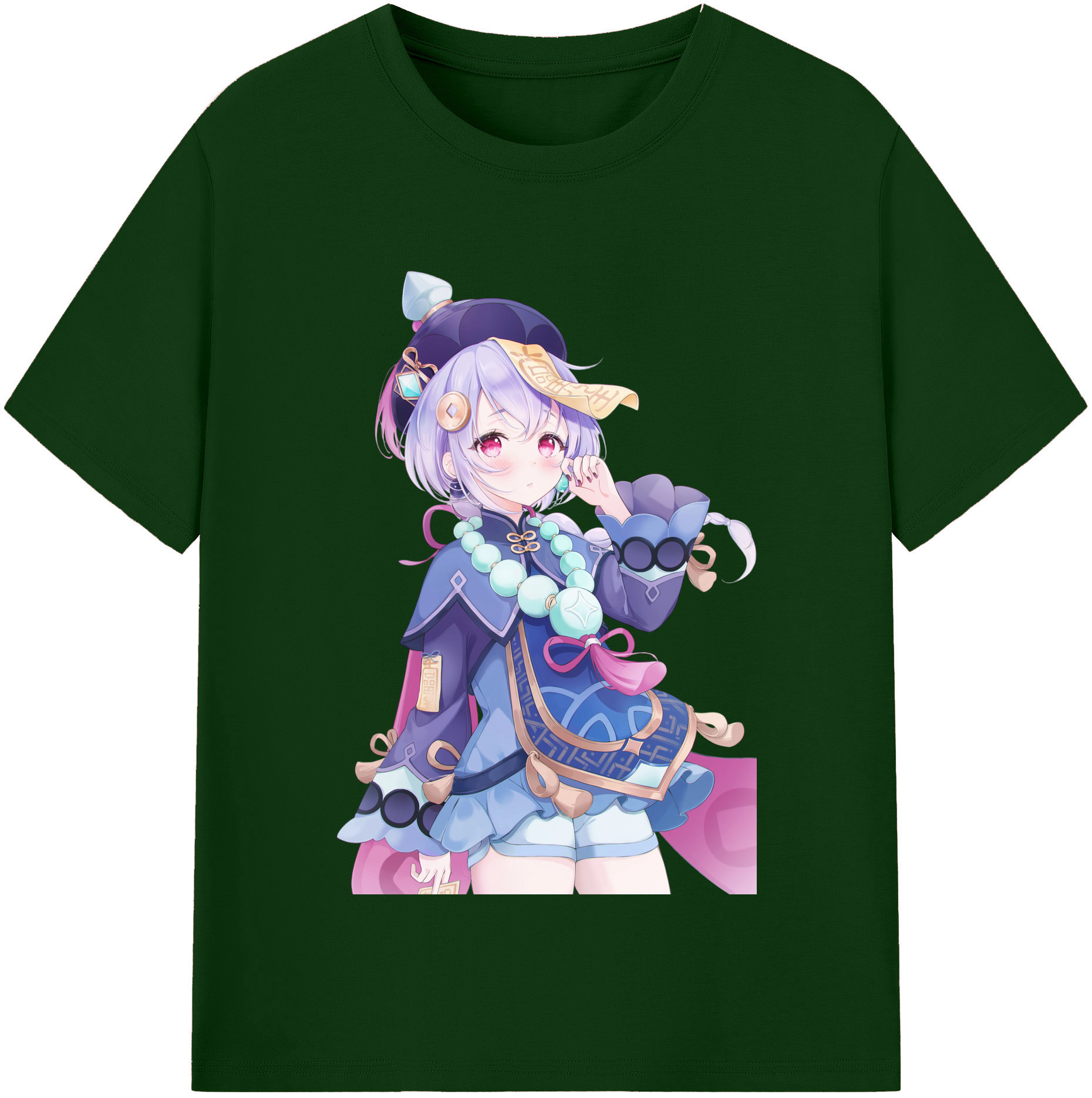 げんし神 七七 なな  genshin Nana 綿100％半袖Tシャツ（フロントプリント）